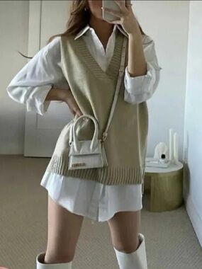 Revolve SNDYS Knit Sweater Vest